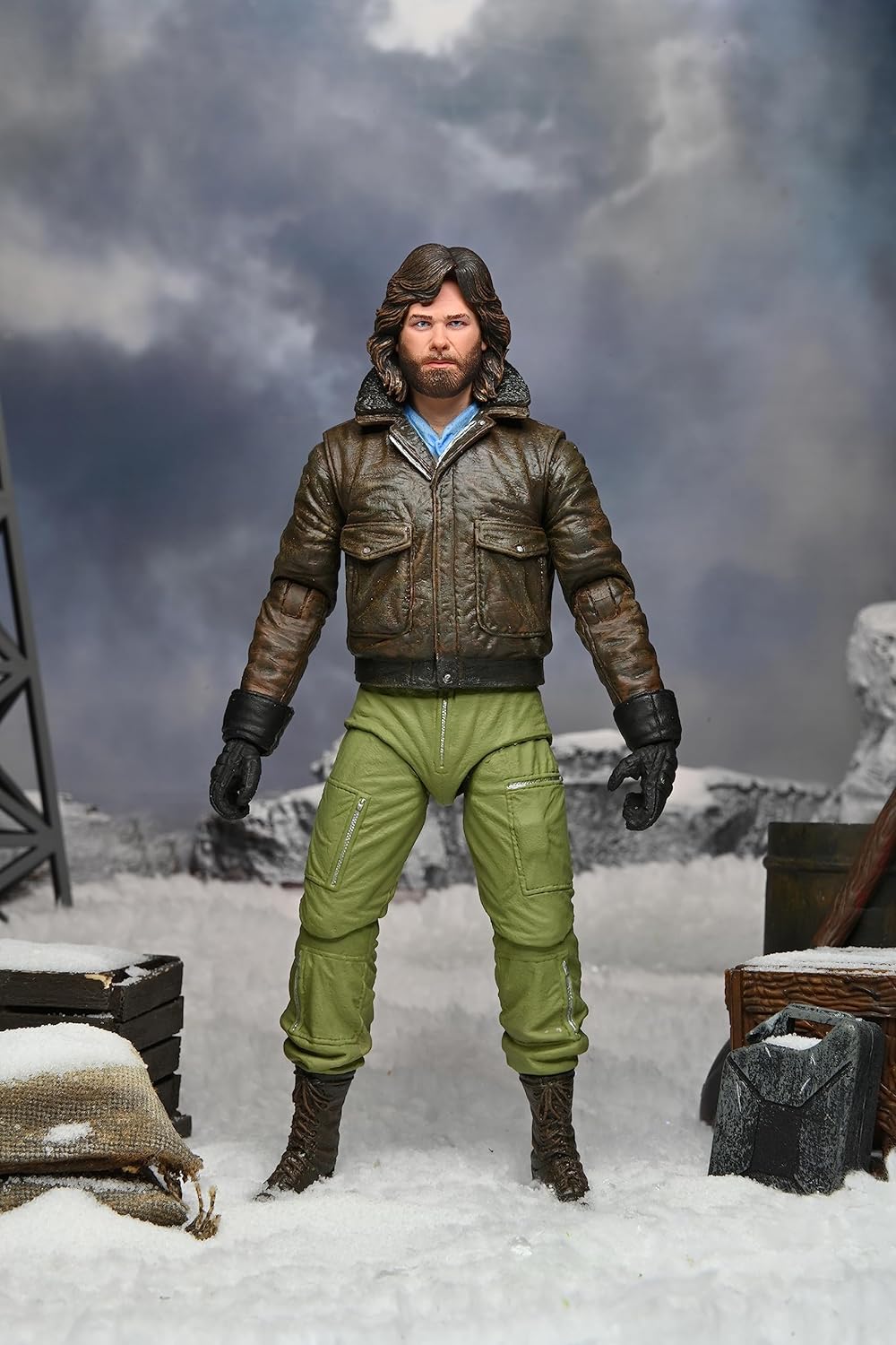 NECA The Thing Action Figure - Classic Kurt Multicolor Plastic Toy (10" x 2" x 2.7"