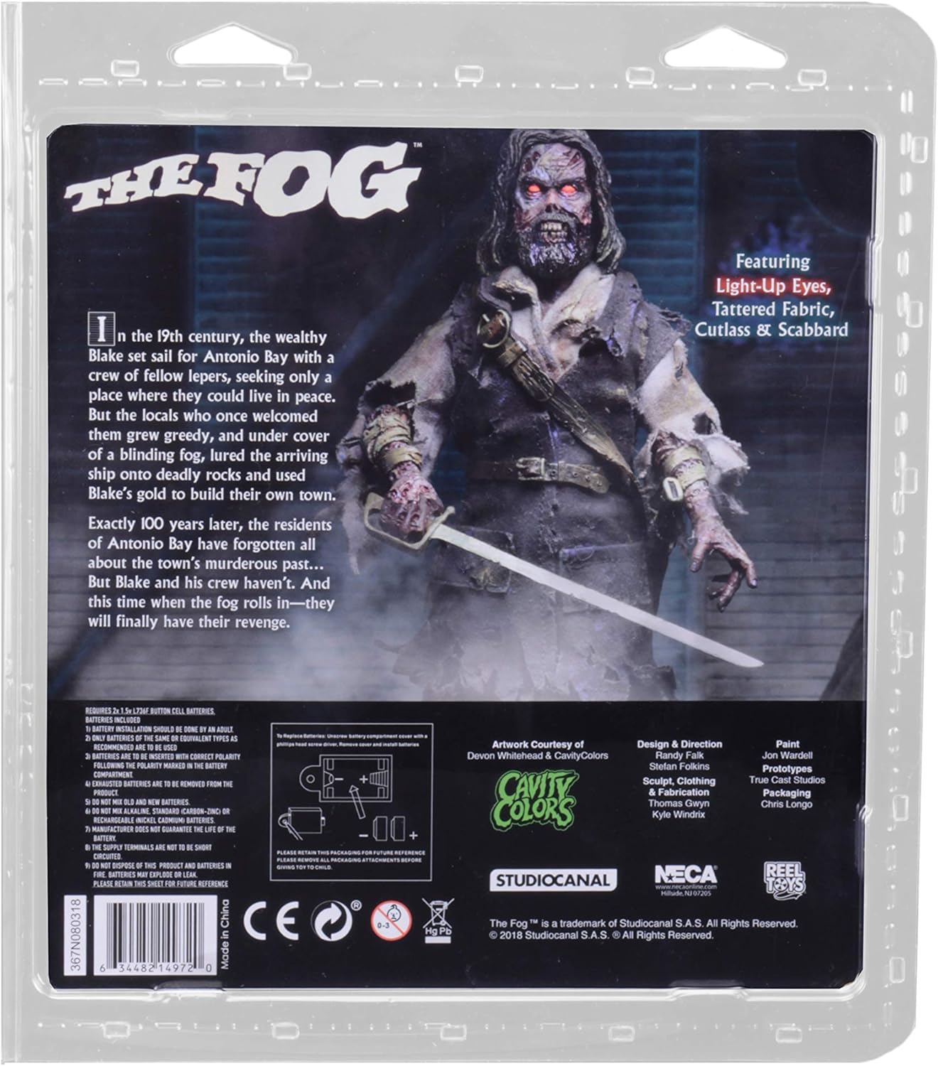 NECA Captain Blake 20 cm The Fog Clothed Figure, Colour (NEC0NC14972)