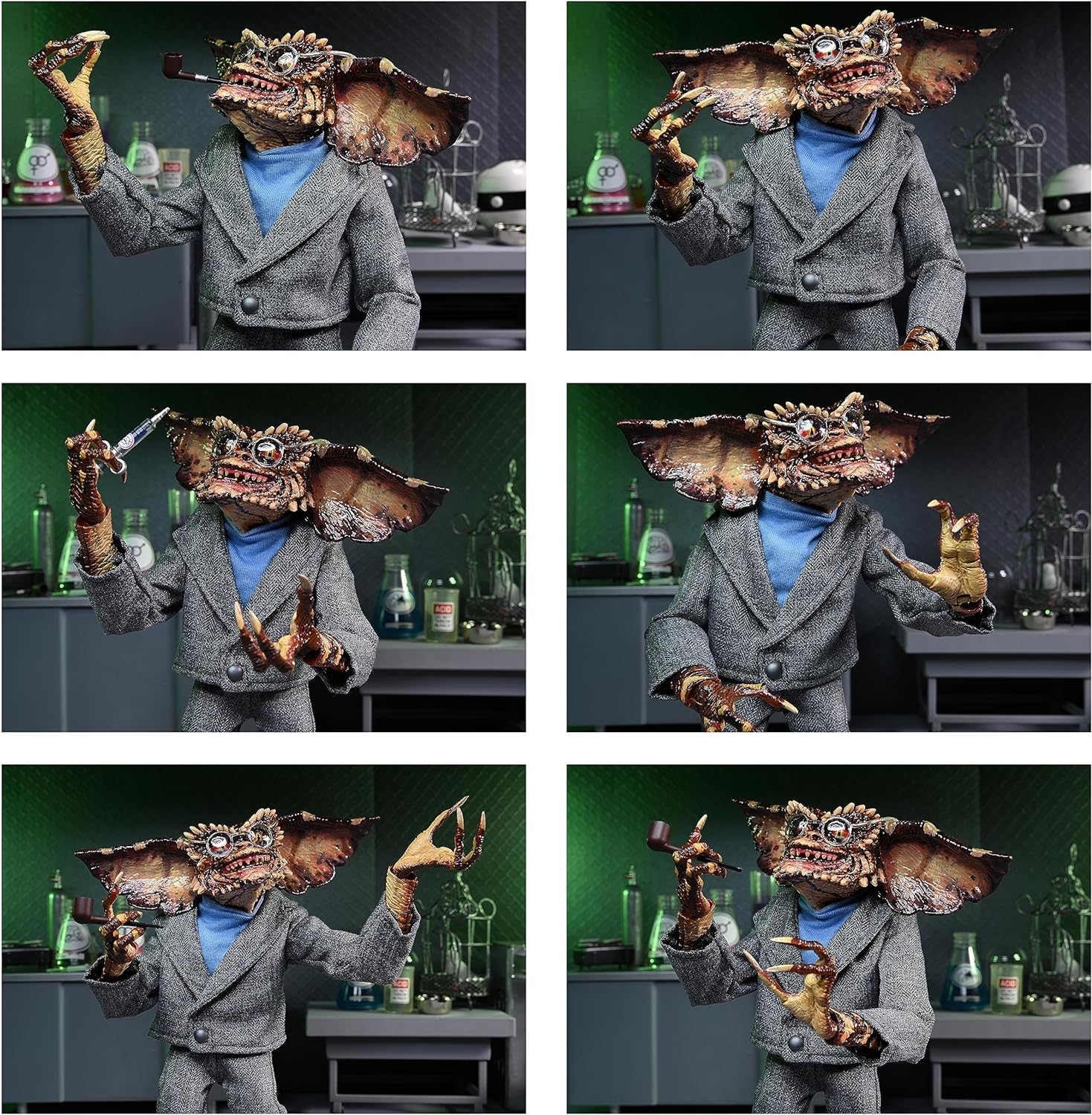 NECA GREMLINS - Ultimate Brain Gremlin - Figurine articulée 15cm
