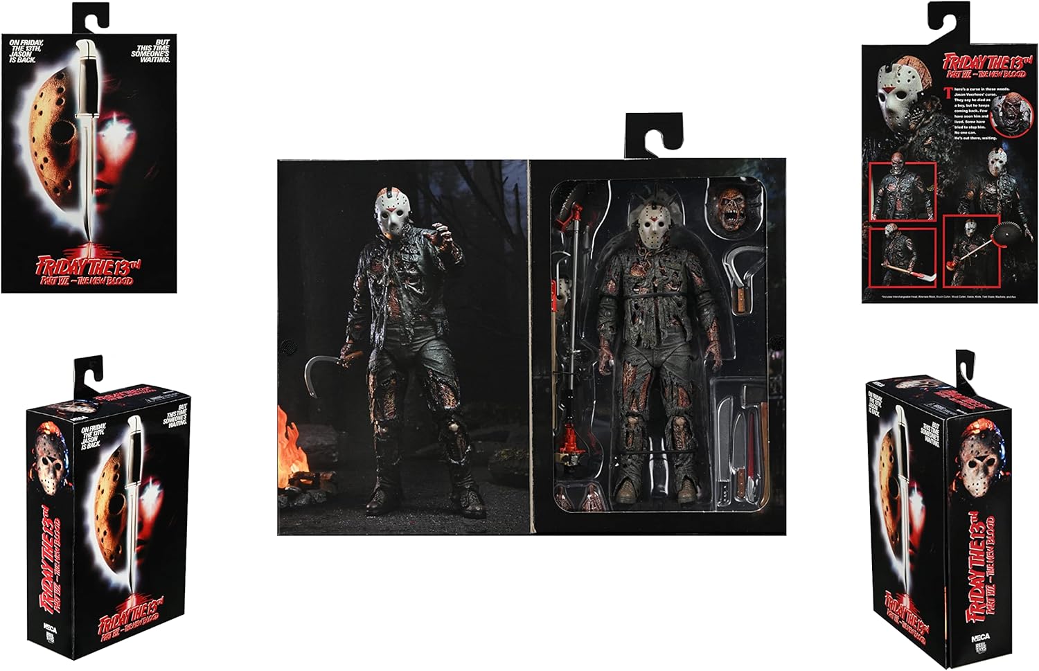 Cult Classics 6" "Jason Voorhees" Friday the 13th Action Figure