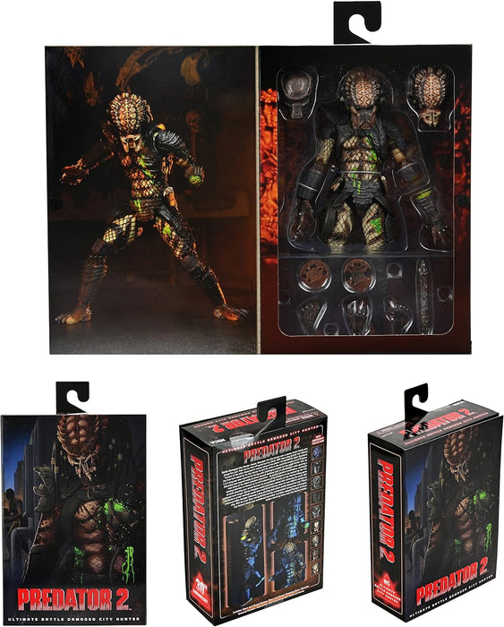NECA - Predator 2 Ultimate Battle Damaged City Hunter 7 Action Figure