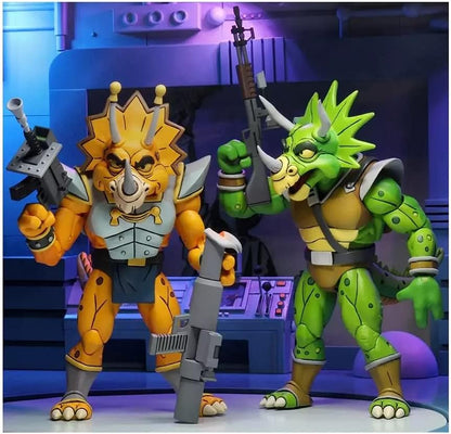 7" TMNT Cartonn Captain Zarax & Zork 2 Pack Figure