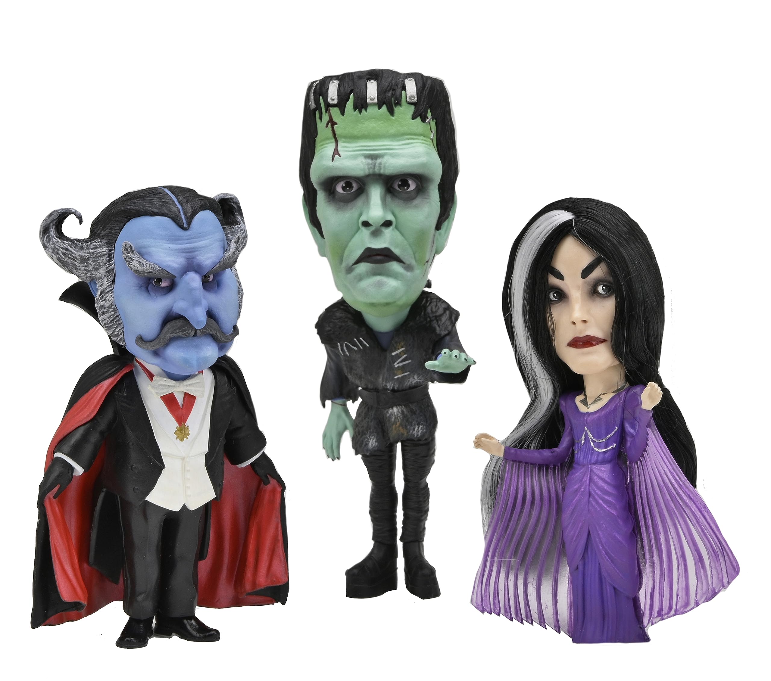 Neca - Rob Zombie's Munsters - Little Big Head Stylized Figure 3pk