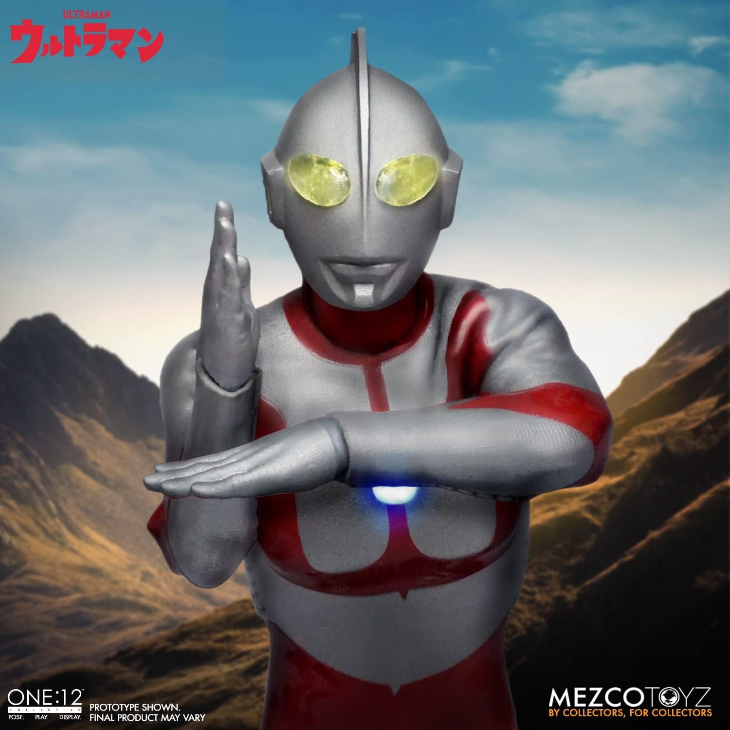 Mezco Toys Ultraman figurine lumineuse 1/12 Ultraman 16 cm