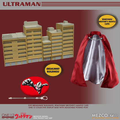 Mezco Toys Ultraman figurine lumineuse 1/12 Ultraman 16 cm