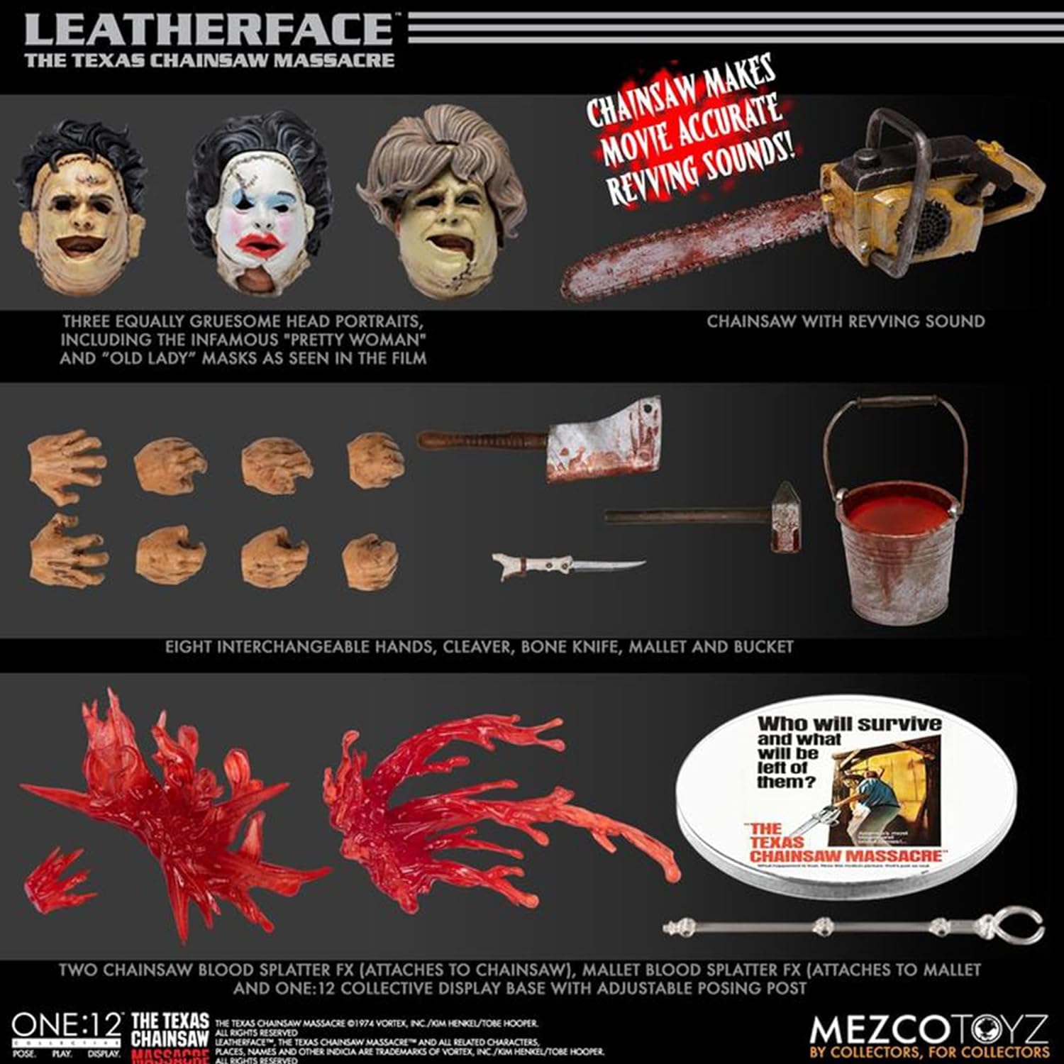 Mezco The Texas Chainsaw Massacre (1974): Leatherface - Deluxe Edition