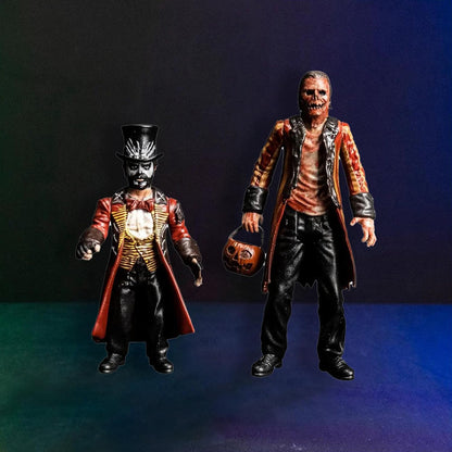 Trick Or Treat Studios Candy Corn 3.75 Inch Action Figure 2-Pack | Jacob & Dr. Death