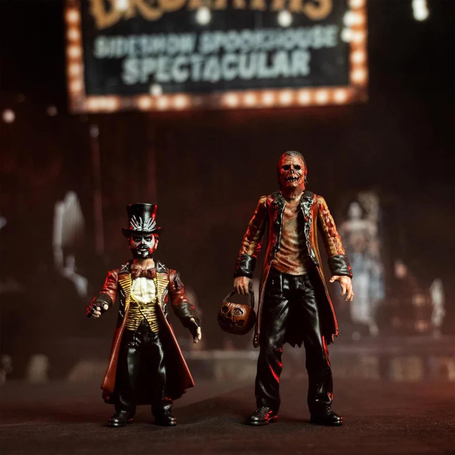 Trick Or Treat Studios Candy Corn 3.75 Inch Action Figure 2-Pack | Jacob & Dr. Death