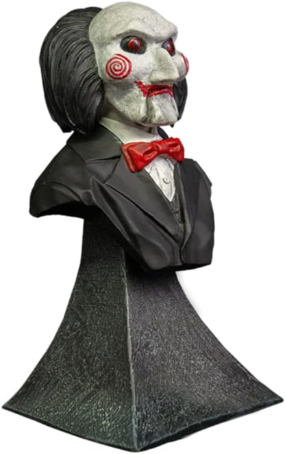 Trick Or Treat Studios Saw Mini Bust Billy Black/White/Red, Hand Painted, 100% Polyresin, in Collector's Box