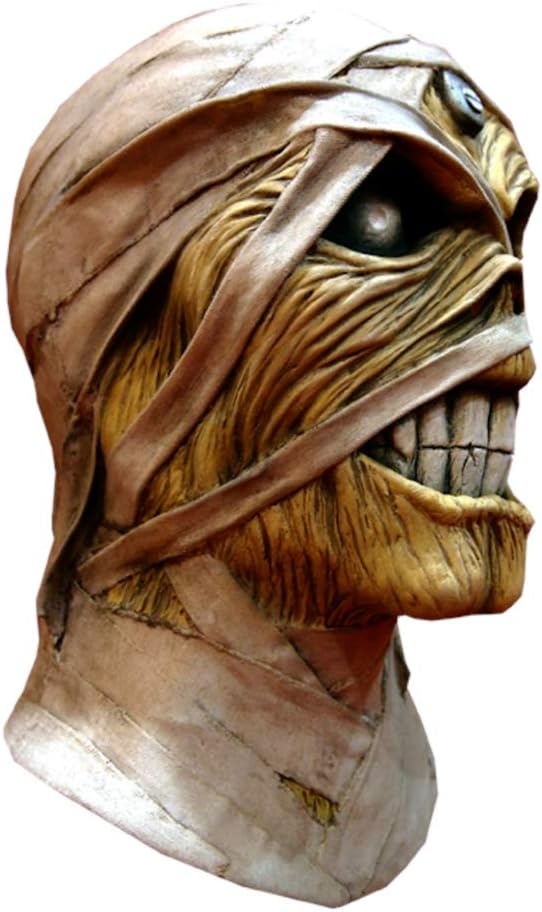 Trick Or Treat Studios Iron Maiden Powerslave Mummy Eddie Mask Multicolor