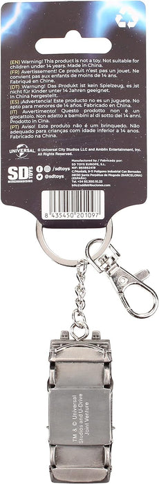SD Toys SDTUNI20109 Back To The Future DeLorean Metal Keychain