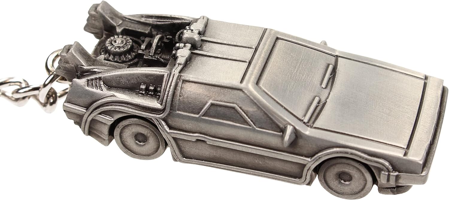 SD Toys SDTUNI20109 Back To The Future DeLorean Metal Keychain