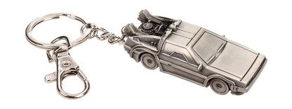 SD Toys SDTUNI20109 Back To The Future DeLorean Metal Keychain