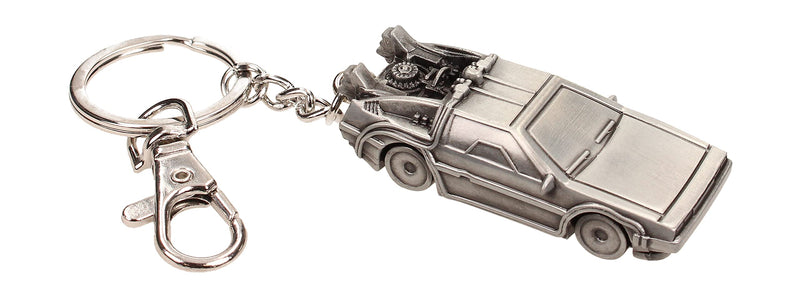 SD Toys SDTUNI20109 Back To The Future DeLorean Metal Keychain