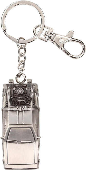 SD Toys SDTUNI20109 Back To The Future DeLorean Metal Keychain