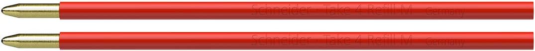 Schneider Take 4 Ballpoint Refills 2 Items red red 2 Items