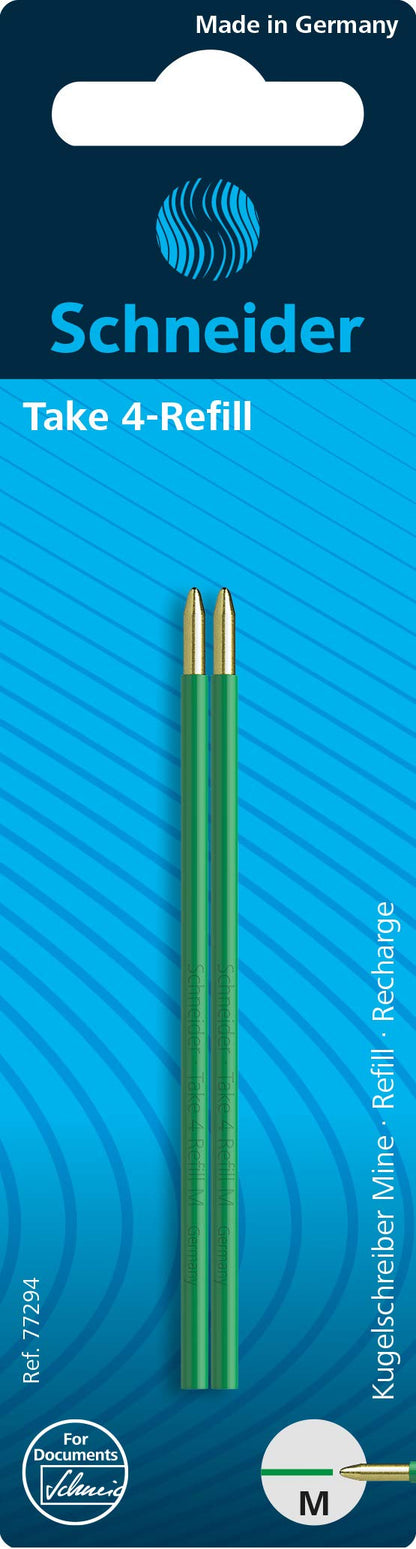 Schneider Take 4 Ballpoint Refills 2 Items