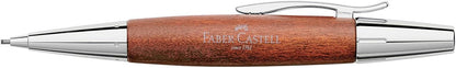 Faber-Castell 138382 PROP.PENCIL WOOD/CHROME SHINY BROWN