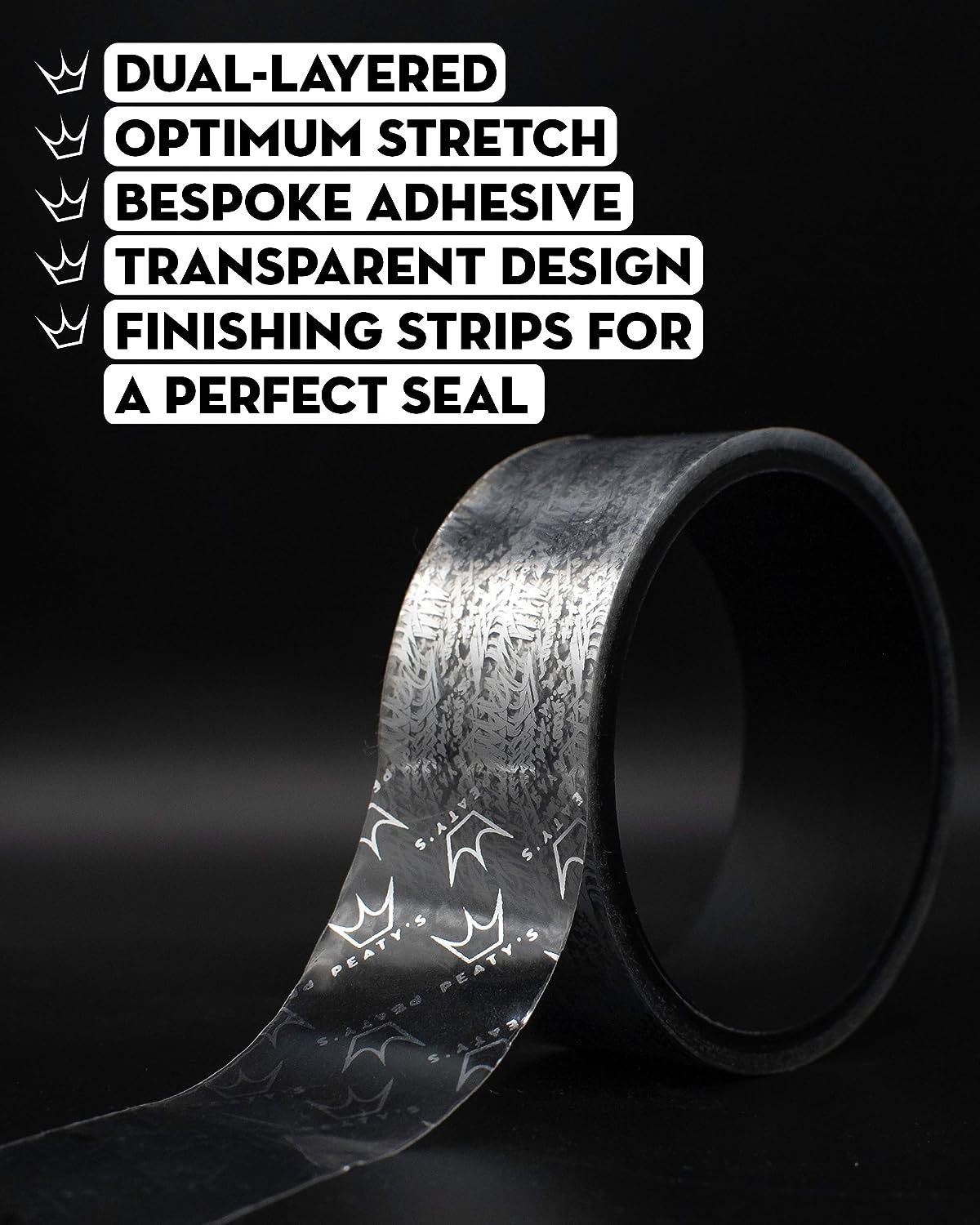 Peaty's Tubeless Wheel Conversion Kit - Enduro, DH, Gravel & Road Bike Kits - Includes: Tubeless Valves, Rim Tape & Biofibre Tyre Sealant Pouch - Premium Easy Step-By-Step First Time Setup Guide 25mm XC & Trail
