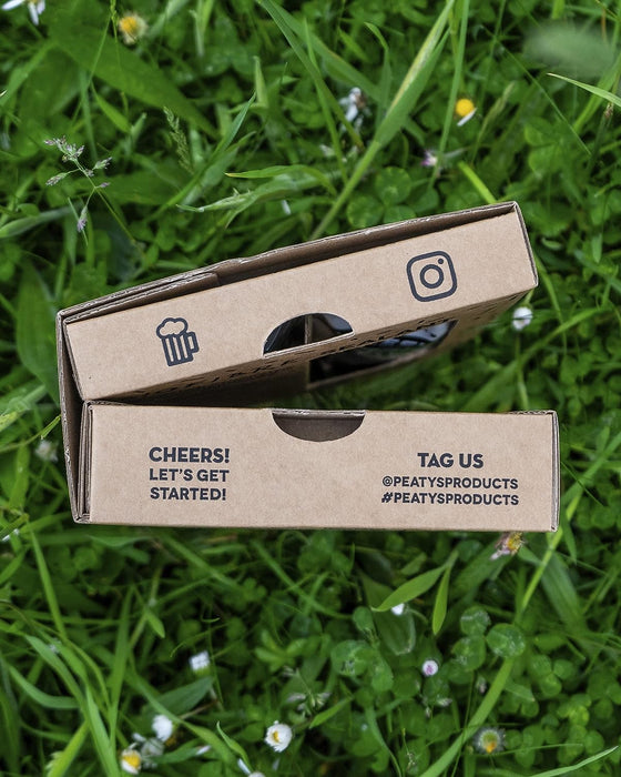 Peaty's Tubeless Wheel Conversion Kit - Enduro, DH, Gravel & Road Bike Kits - Includes: Tubeless Valves, Rim Tape & Biofibre Tyre Sealant Pouch - Premium Easy Step-By-Step First Time Setup Guide 35mm Enduro & DH (Wide)