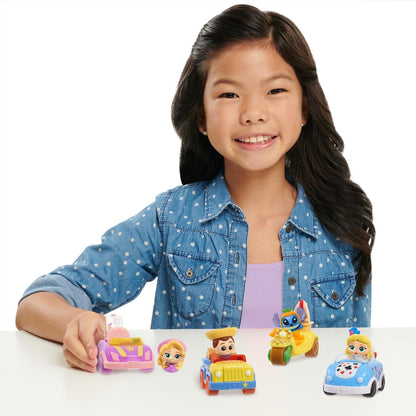 DOORABLES Disney, Let's Go Vehicle, Exclusive Figure, Random Models, Toys for Kids Aged 5+ DRB06