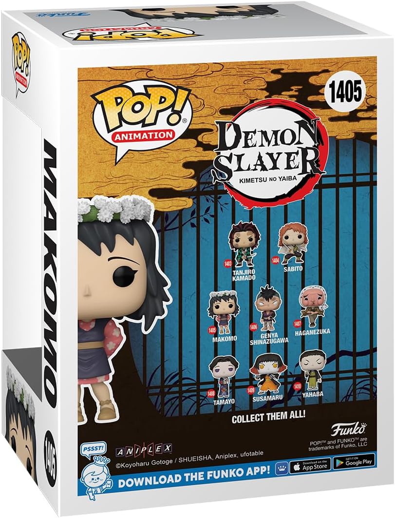 Funko POP! Animation: Demon Slayer - Makomo - (Flower Headdress) - Collectable Vinyl Figure - Gift Idea - Official Merchandise - Toys for Kids & Adults - Anime Fans - Model Figure for Collectors