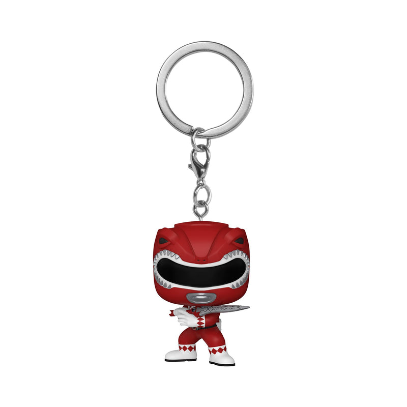 Funko POP! Keychain: Mighty Morphin Power Rangers 30th - Red Ranger - Power Rangers TV - Collectable Vinyl Mini Figure Novelty Keyring - Stocking Filler - Gift Idea - Official Merchandise - TV Fans