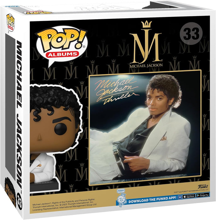 Funko POP! Albums: Michael Jackson - MJ - Thriller - Collectable Vinyl Figure - Gift Idea - Official Merchandise - Toys for Kids & Adults - Model Figure for Collectors and Display