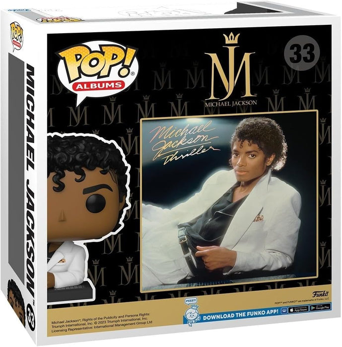 Funko POP! Albums: Michael Jackson - MJ - Thriller - Collectable Vinyl Figure - Gift Idea - Official Merchandise - Toys for Kids & Adults - Model Figure for Collectors and Display