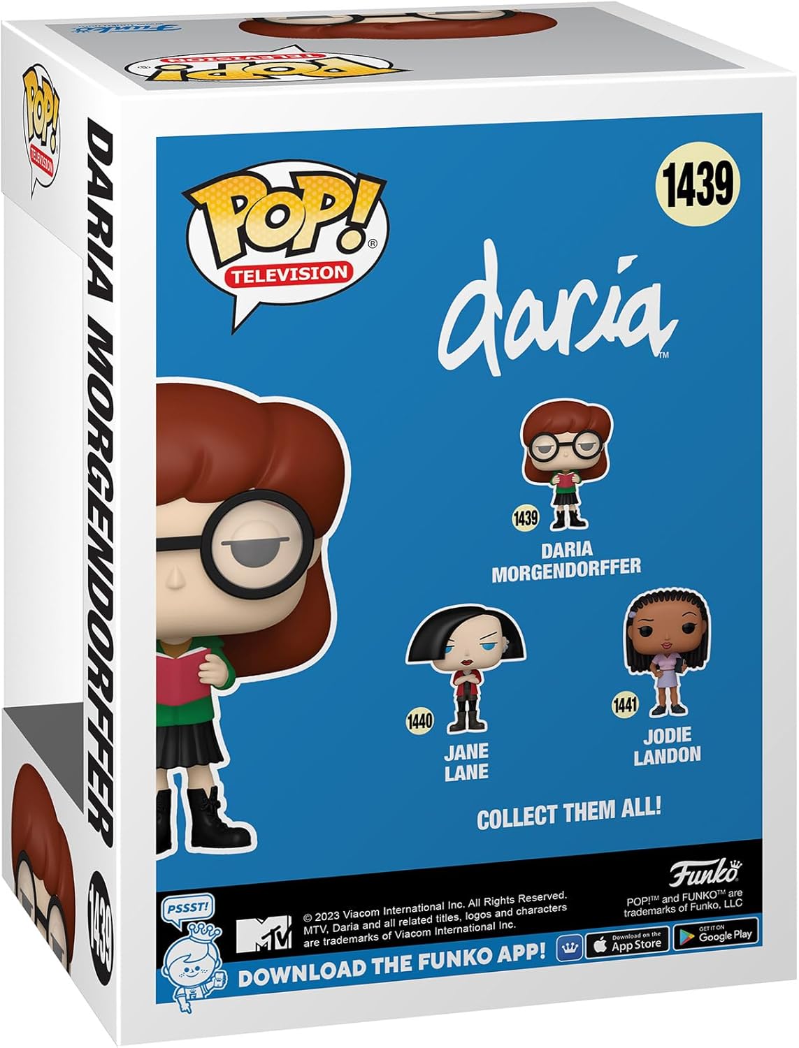 Funko Pop! TV: Daria - Daria Morgendorffer with Chase (Styles May Vary