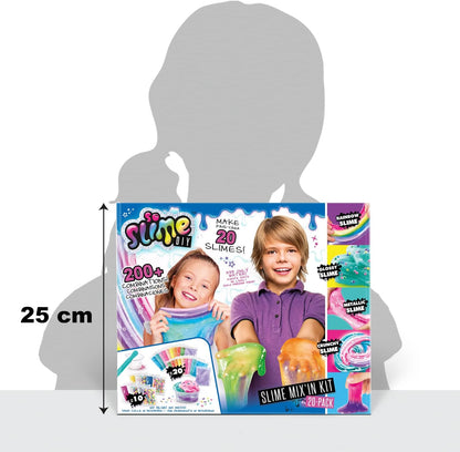 Canal Toys So Slime – Making Kit for Making 20 Slimes – Children's DIY Crafts SSC 185 Multi-Coloured