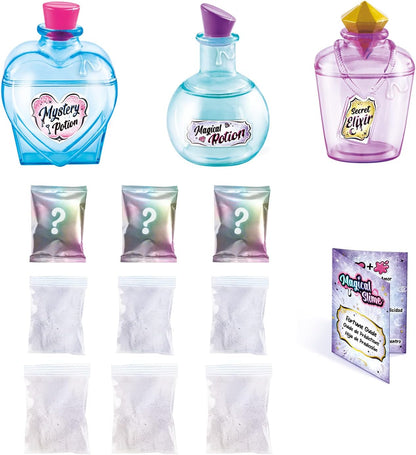 So Slime DIY SSC 202 Magical 3 Pack, Colour Reveal DIY Slimes, Cool Bottle Shakers, Potion Recipes + Decorations for Ages 6+, Canal Toys, Multicoloured