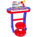 Bontempi- MiniMaestro-Tastiera Giocattolo Elettronica a 31 Tasti con Microfono e Accessori, 450x430x610 mm, Colore Rosso, 13 3240