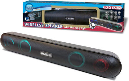 Bontempi Wireless Speaker with Light Effects, USB and Micro USB Socket