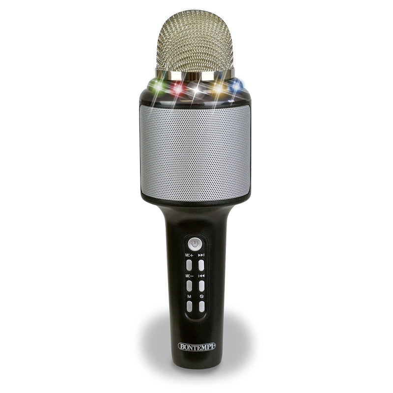Bontempi 48 5010 Microfono Karaoke Wireless Con Altoparlante, Effetti Luminosi E Sonori