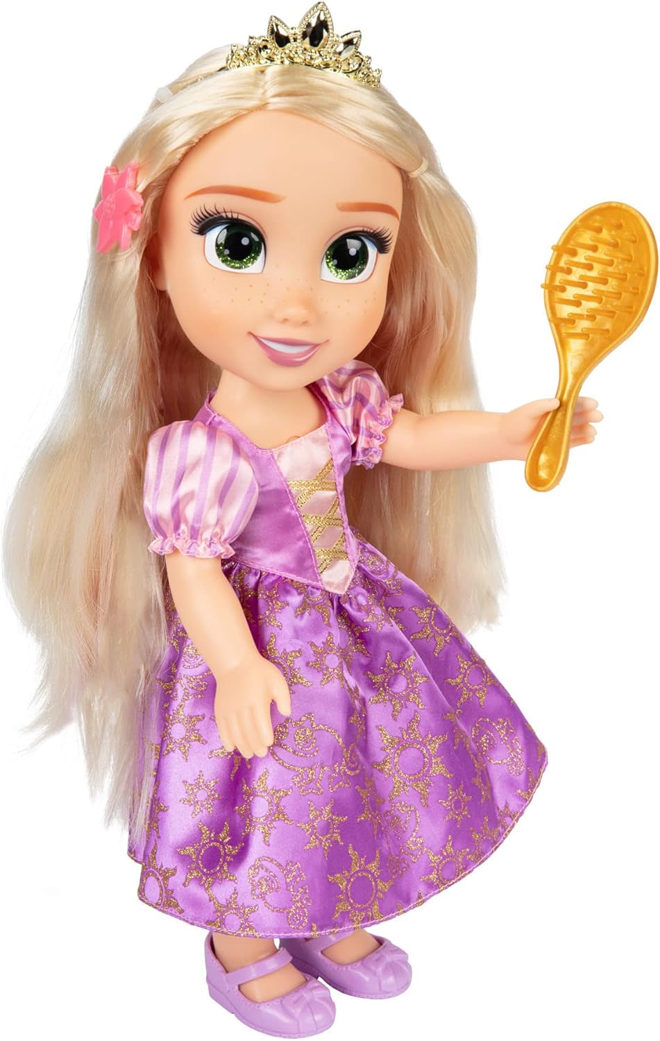 Disney Princess My Singing Friend Rapunzel Feature Doll, 14” / 35 cm Tall Doll Sings and Says Over 10 Story-Inspired Phrases, Accessories Included For Added Play, Perfect For Girls Aged 3+