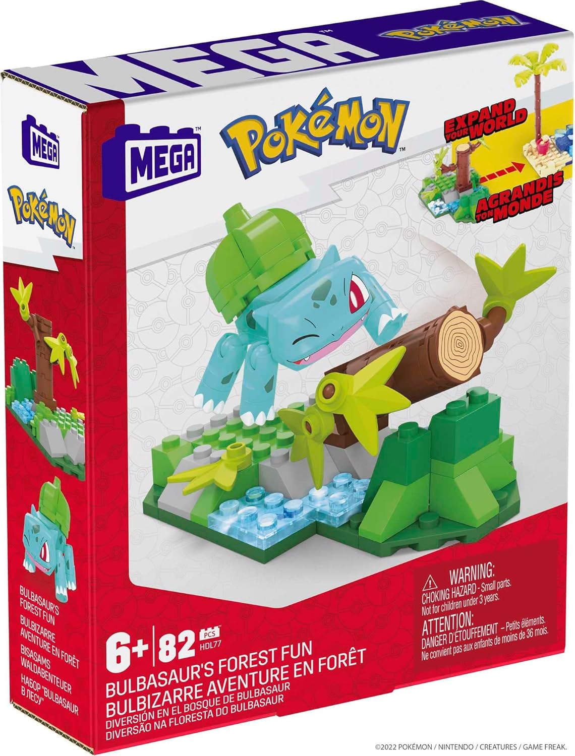 MEGA Construx Pokemon Constructor de aventuras surtido Set pequeño de bloques de construcción con personaje, 79-81 piezas, juguete +6 años (Mattel HDL75