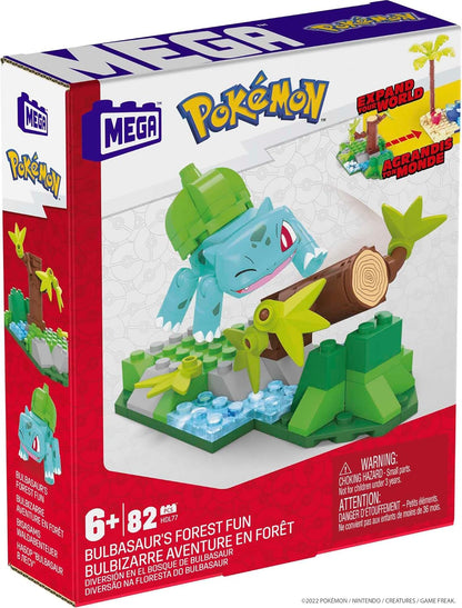 MEGA Construx Pokemon Constructor de aventuras surtido Set pequeño de bloques de construcción con personaje, 79-81 piezas, juguete +6 años (Mattel HDL75