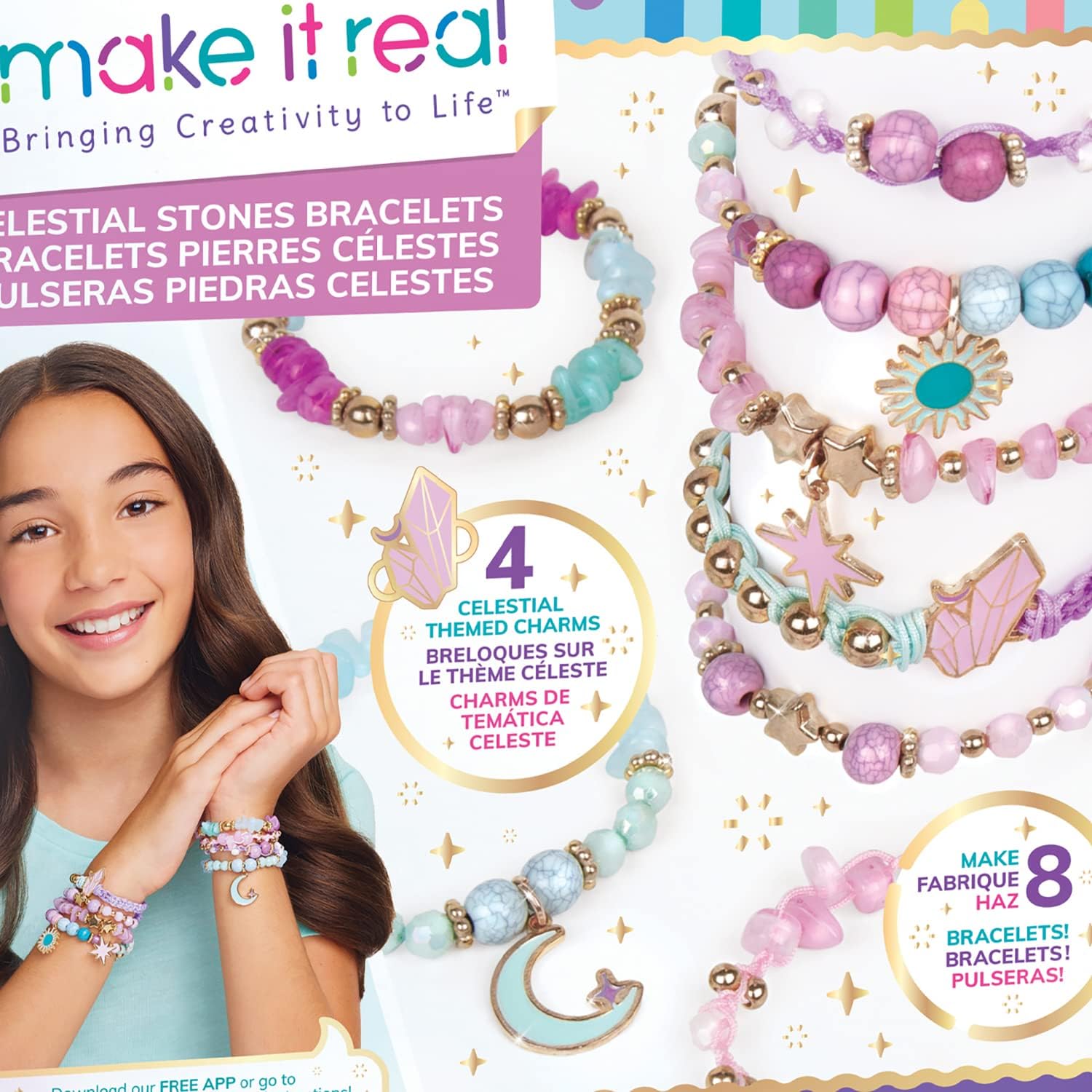 Make it real Celestial Stone Bracelets, Creative Set 1322