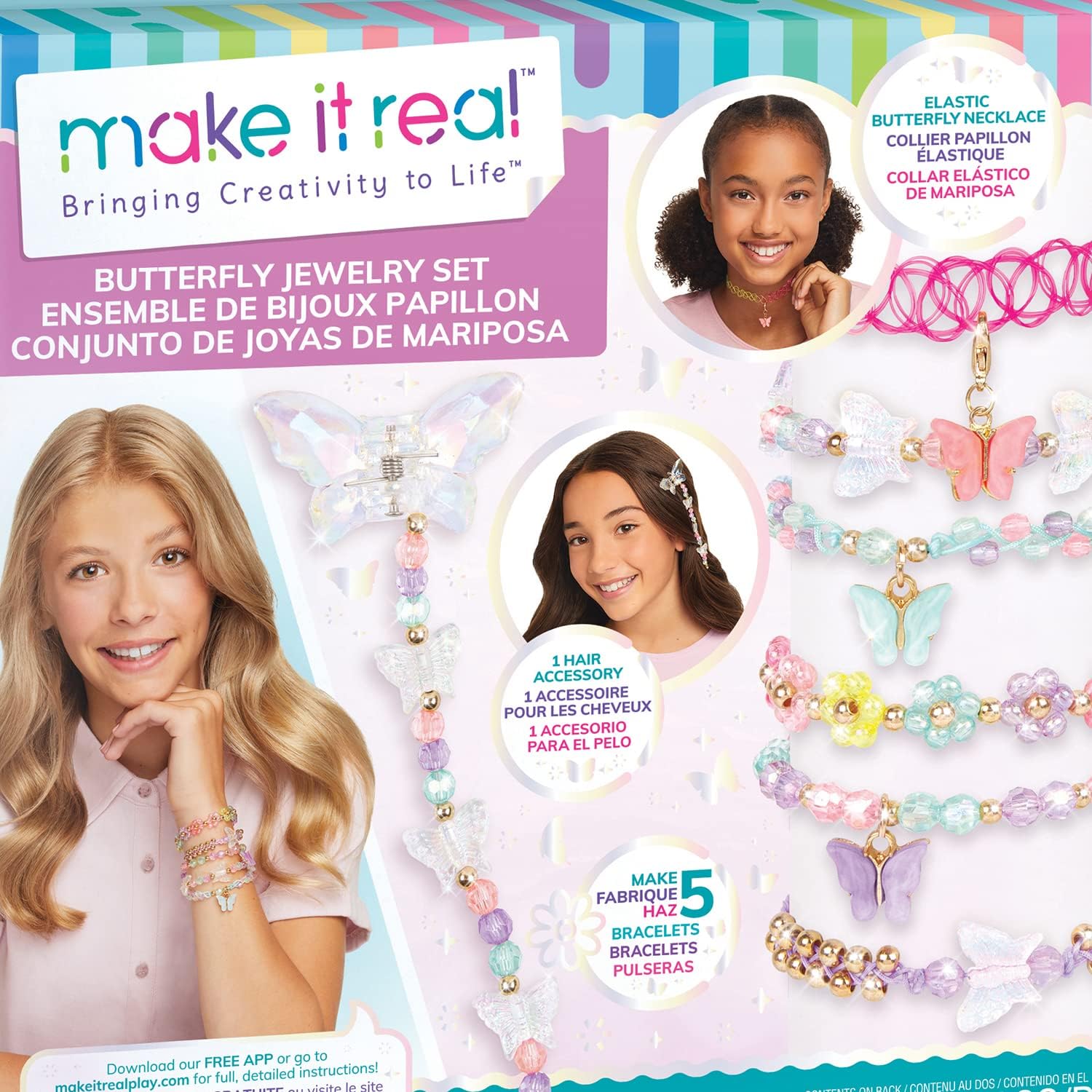 Make It Real- Kit de Manualidades, Color Muticolor (Carletto Deutschland 1323