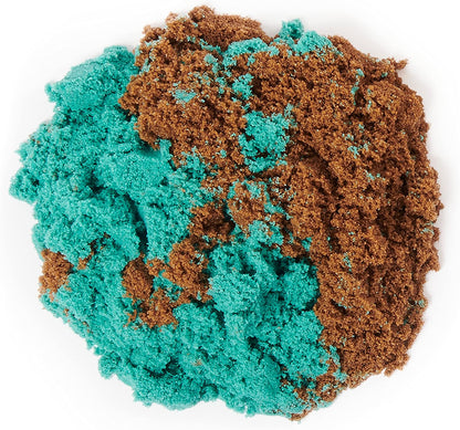 Kinetic Sand Scents, 113g Ice Cream Cone Container with 2 Colours of All-Natural Scented (Styles May Vary)