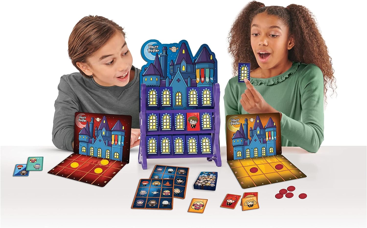 Wizarding World, Harry Potter Games HQ Checkers Tic Tac Toe Memory Match Go Fish Bingo Card Games Fantastic Beasts Gift, for Adults and Kids Ages 4+