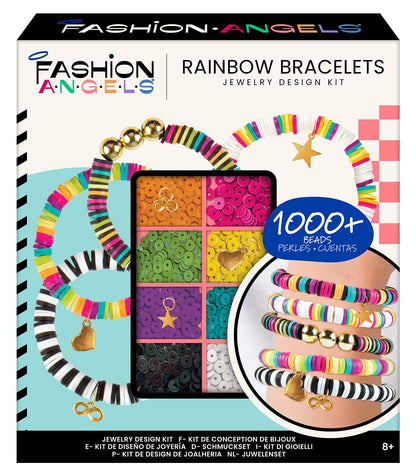 Fashion Angels Rainbow Bracelet Creative Activity Gift Set for Girls 8 Years Modern