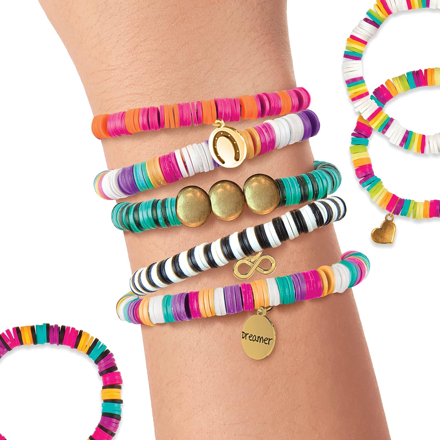 Fashion Angels Rainbow Bracelet Creative Activity Gift Set for Girls 8 Years Modern