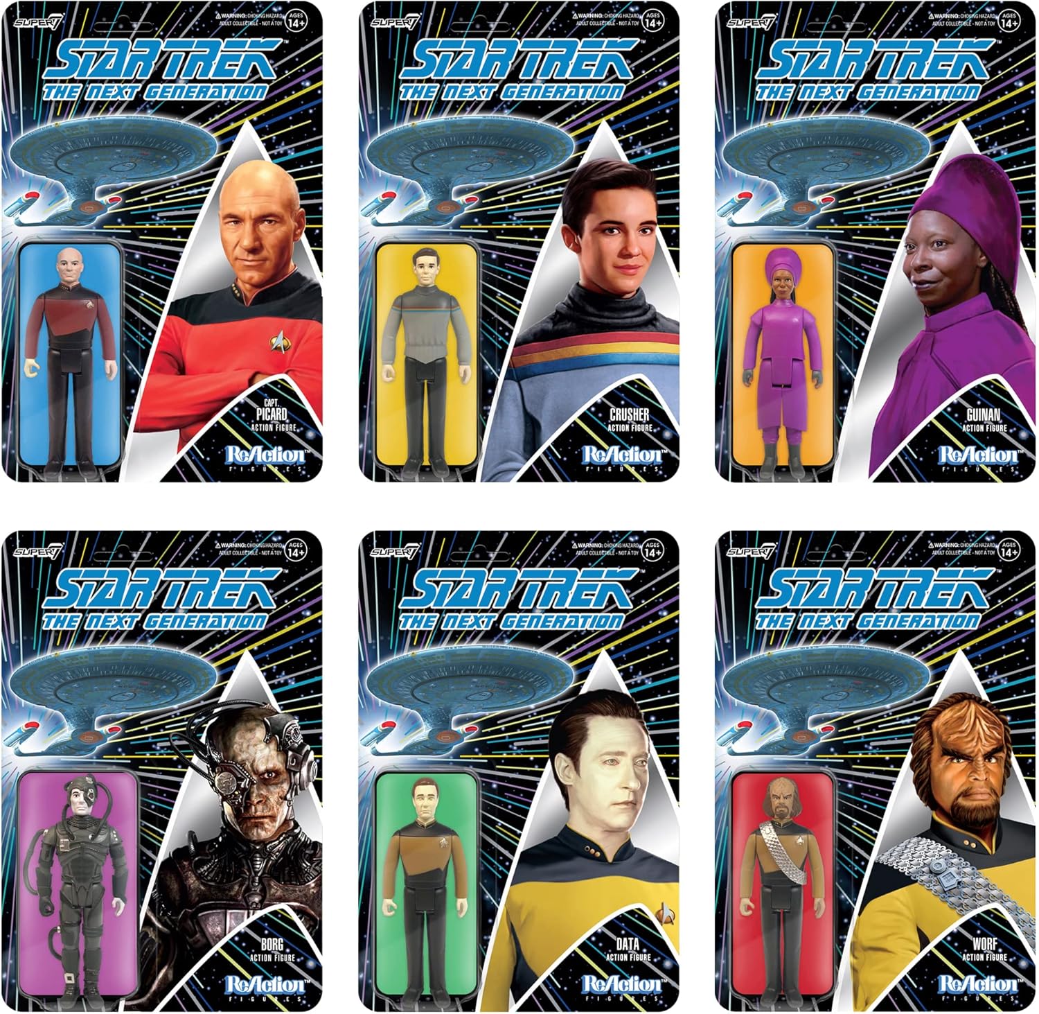 SUPER7 - Star Trek: The Next Generation ReAction Figure Wave 1 - Guinan