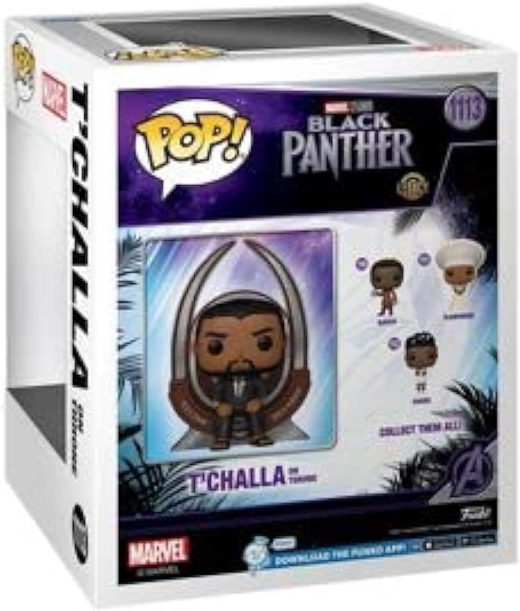 Funko Pop! Black Panther-T'Challa on Throne US Exclusive Vinyl Figure