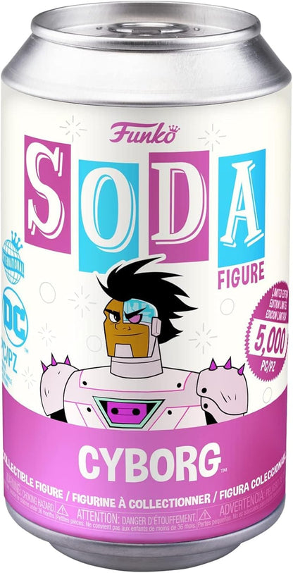 Funko Vinyl SODA: Teen Titans Go - Cyborg w/Chase (GW), Collectible Vinyl Figure - 61652