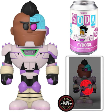 Funko Vinyl SODA: Teen Titans Go - Cyborg w/Chase (GW), Collectible Vinyl Figure - 61652