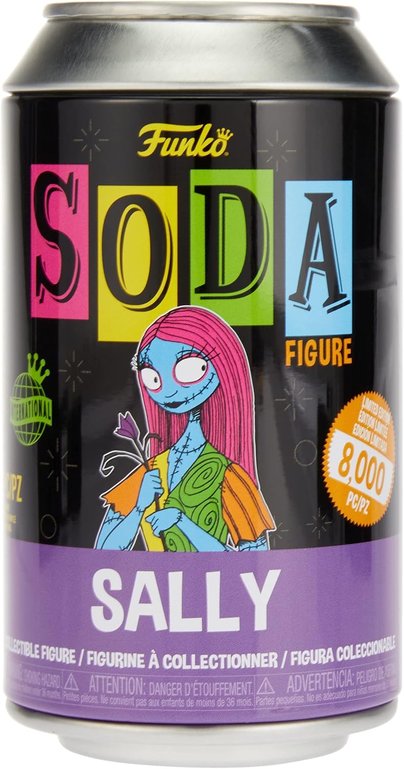 The Nightmare Before Christmas - Sally Black Light (with Chase) Vinyl Soda