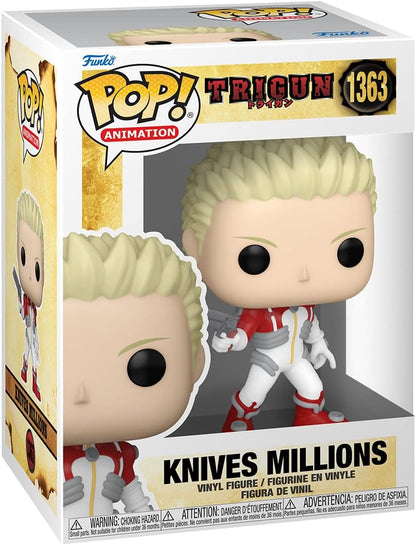 Funko POP! Animation: Trigun - Knives - Collectable Vinyl Figure - Gift Idea - Official Merchandise - Toys for Kids & Adults - Anime Fans - Model Figure for Collectors and Display